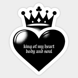 king of my heart (taylors version) Sticker